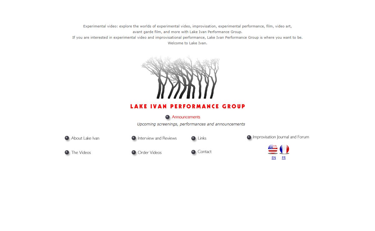 Lake Ivan Performance Group: experimental video