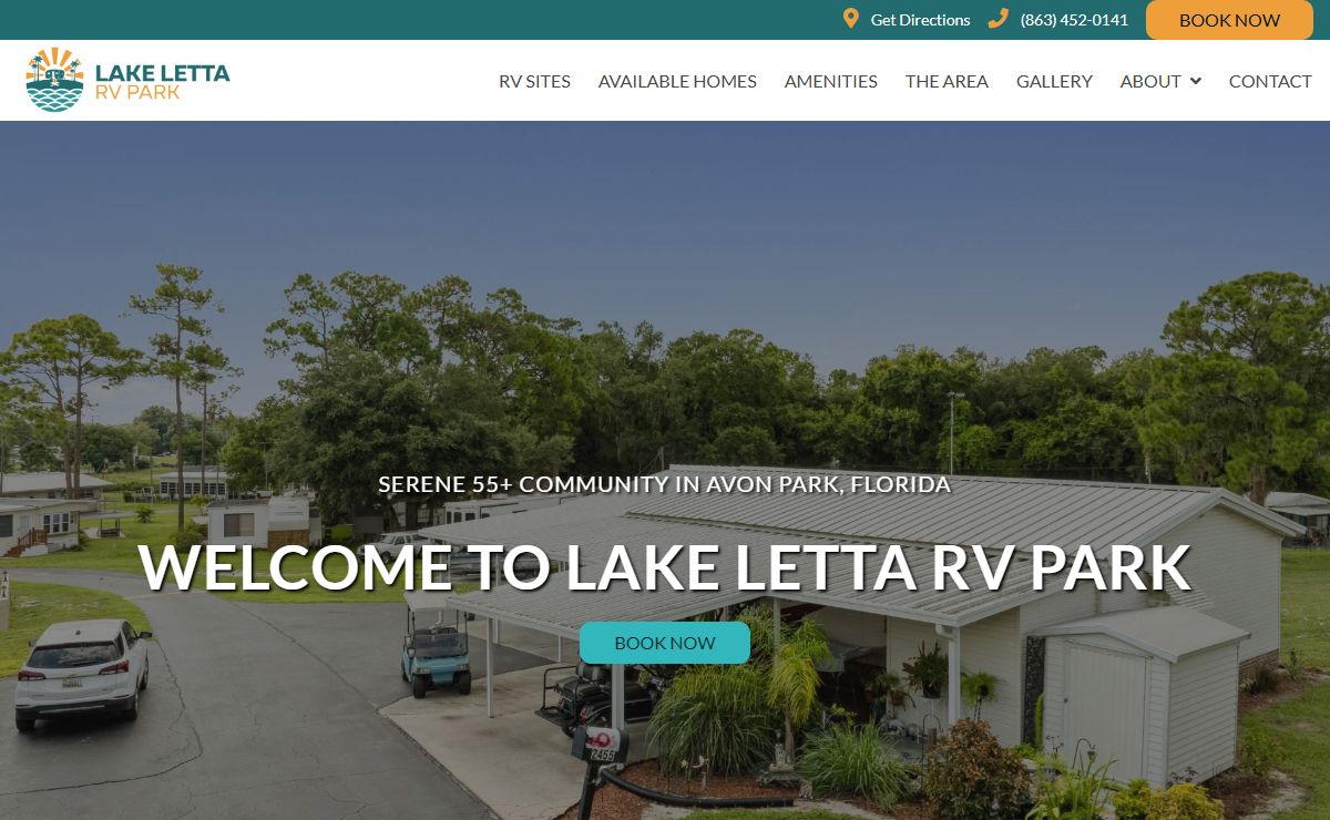 Lake Letta RV Park | Serene 55+ Community in Avon Park, FL