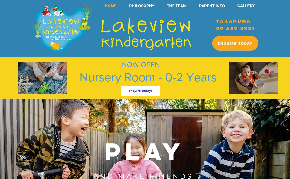 Lakeview Private Kindergarten | childcare | 11 Killarney Street, Takapuna, Auckland, New Zealand