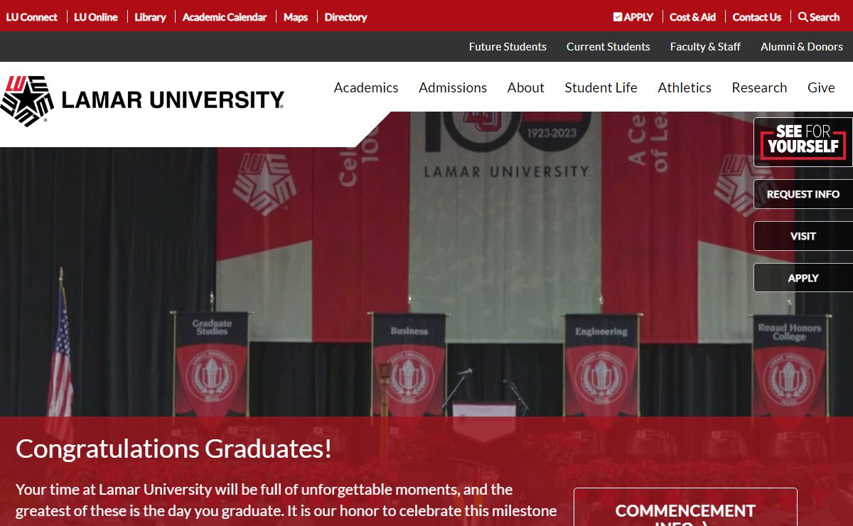 Lamar University is a Nationally-Ranked College in Texas - Lamar University