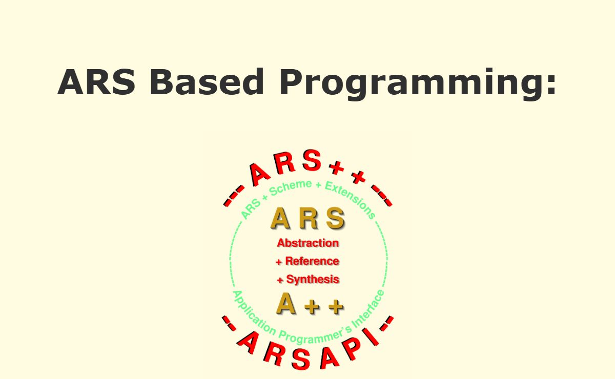 ARS Based Programming: Fundamental And Without Limits