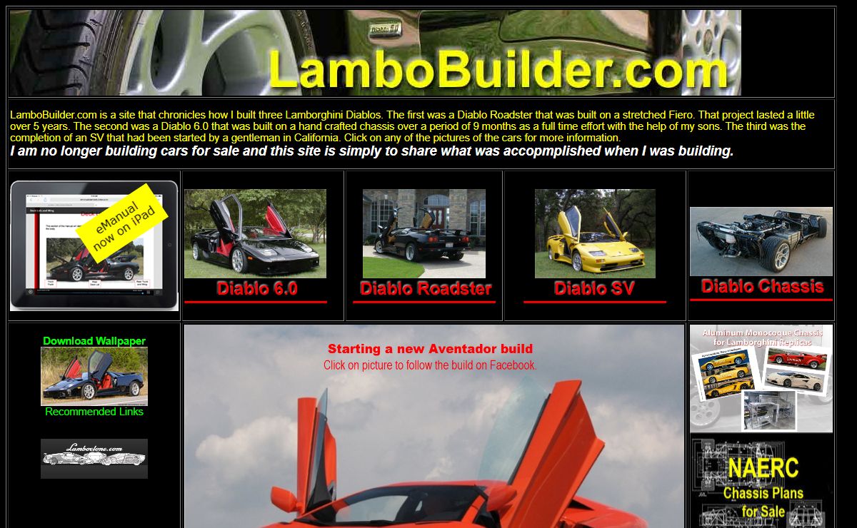 Lamborghini replicas - hand built exotics