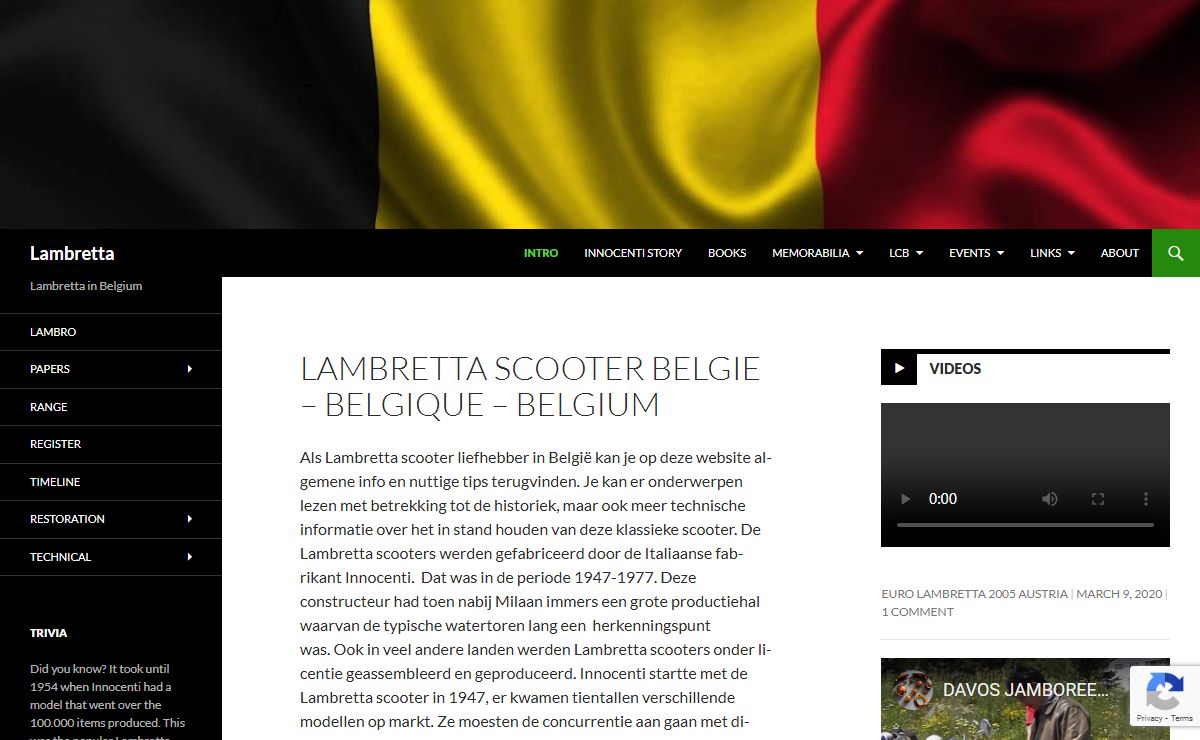 Lambretta Scooter Belgie - Belgique - Belgium - Lambretta