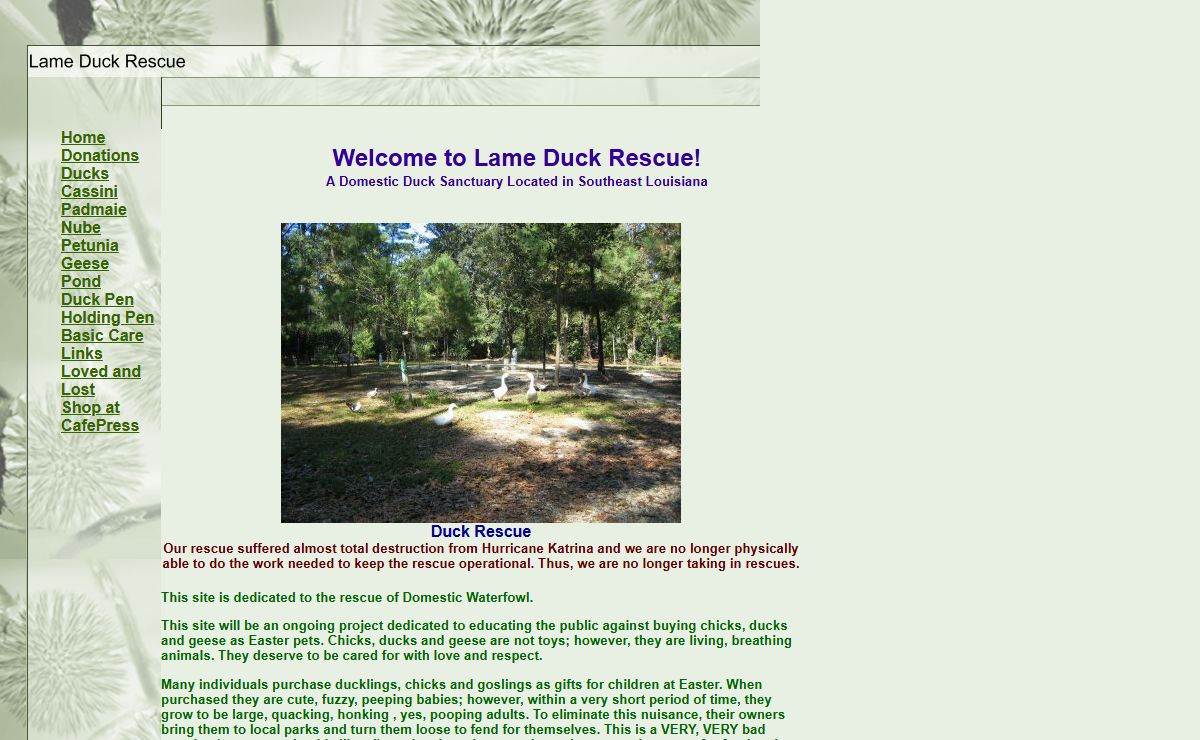 Lame Duck Rescue