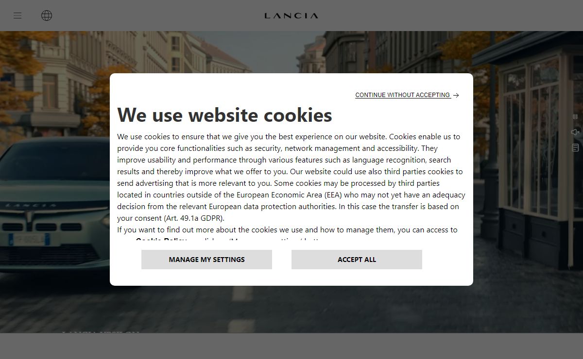 Lancia: the classy city car - official site | Lancia COM