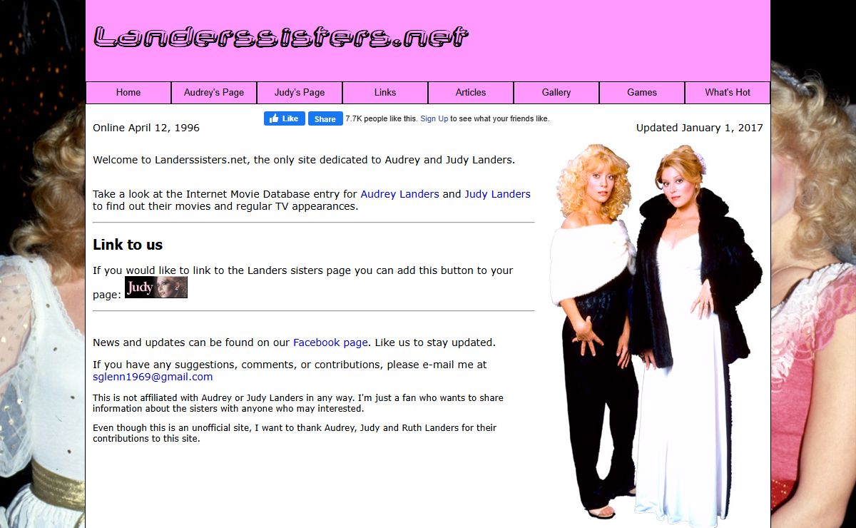 Landers Sisters -- For all fans of Judy and Audrey Landers