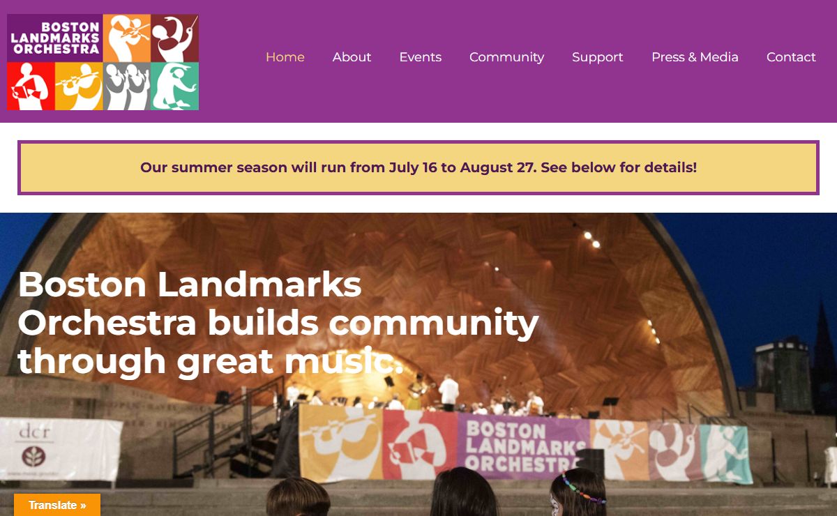 Home Page – Landmarks Orchestra