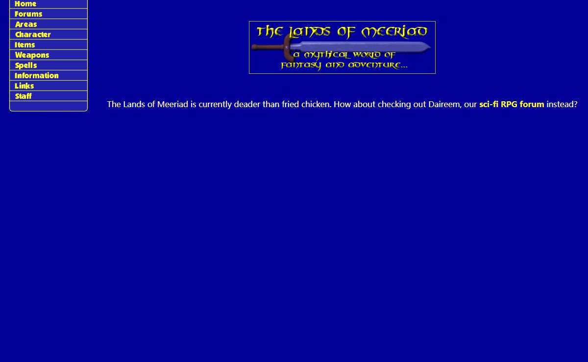 The Lands of Meeriad