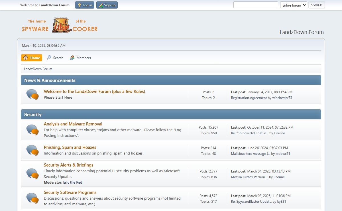 LandzDown Forum - Index