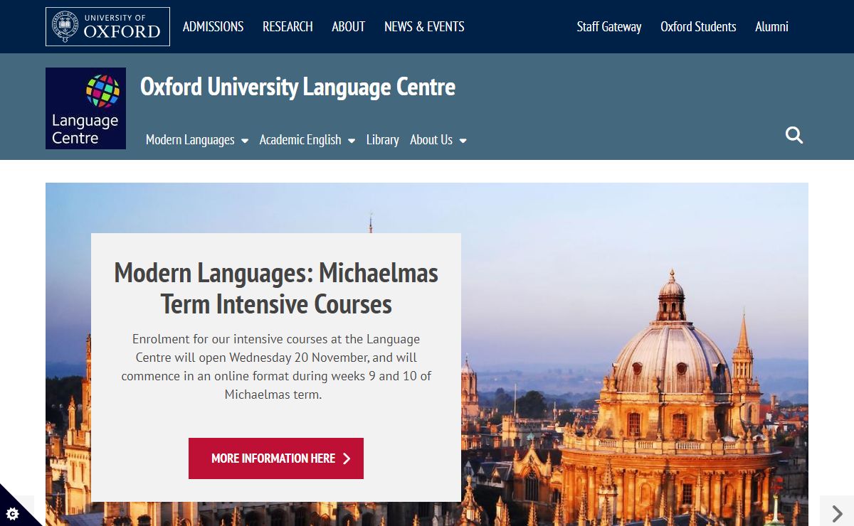 Home | Oxford University Language Centre
