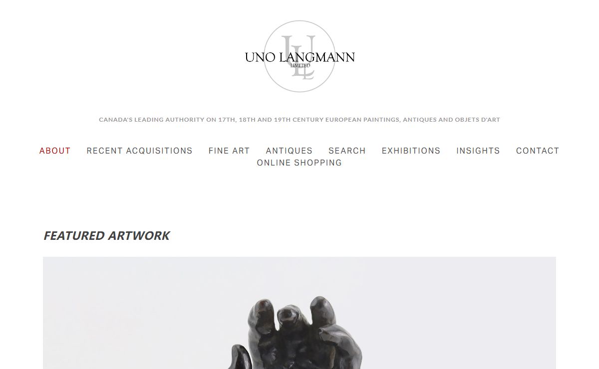 Uno Langmann Limited | Fine Art and Antique Dealers - Vancouver