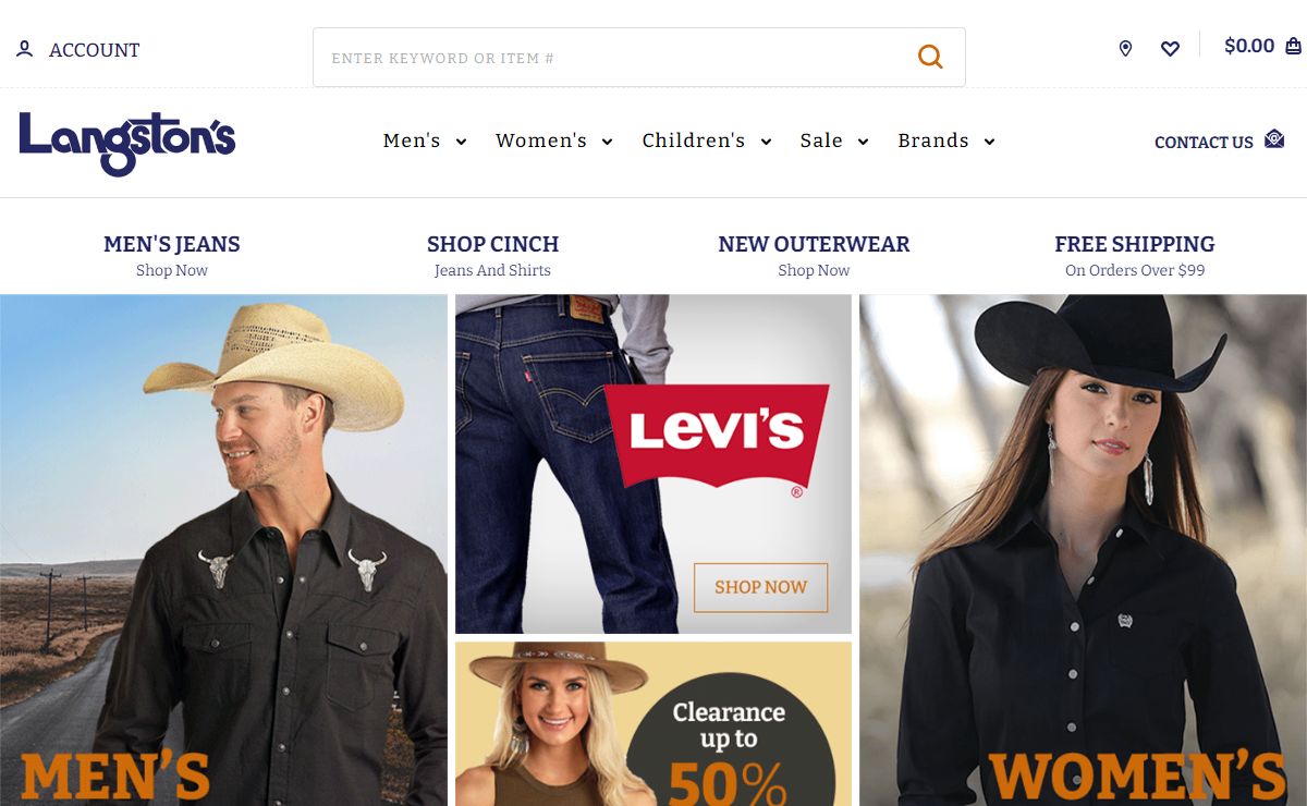 Langston's Western Wear - Cowboy Boots, Hats & Jeans