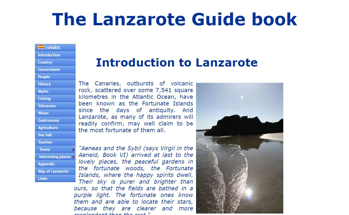 The Lanzarote Guide book