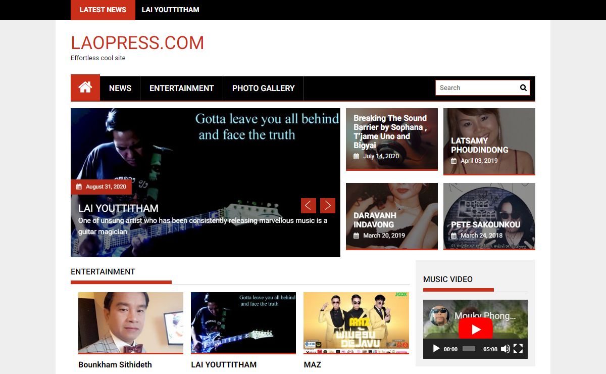laopress.com – Effortless cool site