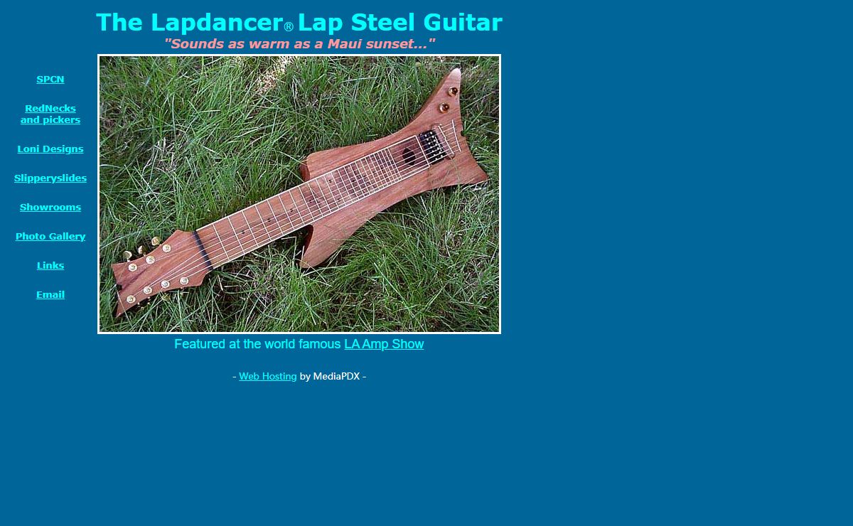 Lapdancer Guitars - lap steel guitars, necks and slides