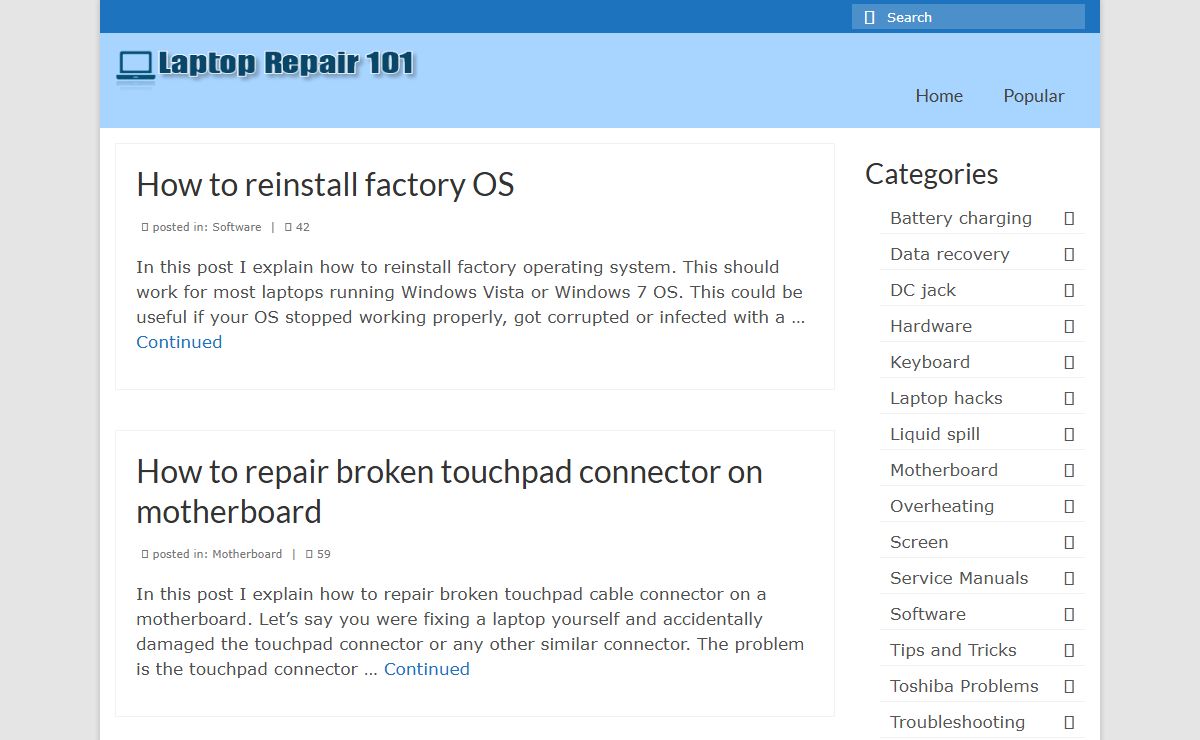 Laptop Repair 101