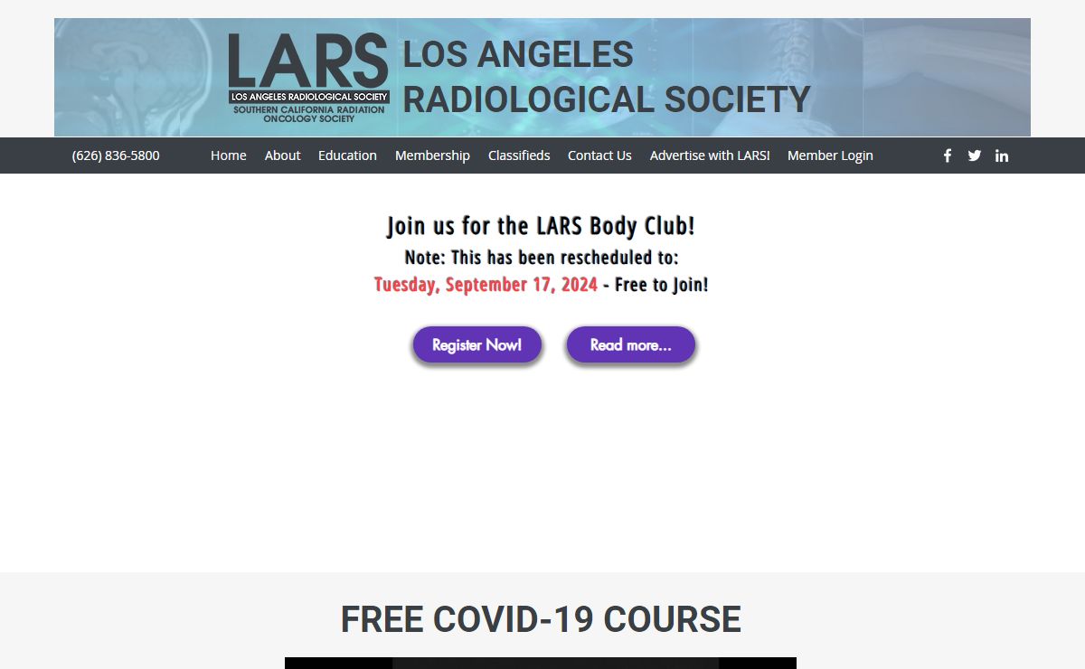 Radiology | Los Angeles Radiological Society