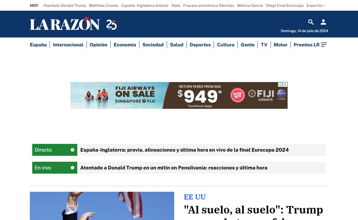 LA RAZÓN: diario de noticias, actualidad de España y el mundo hoy