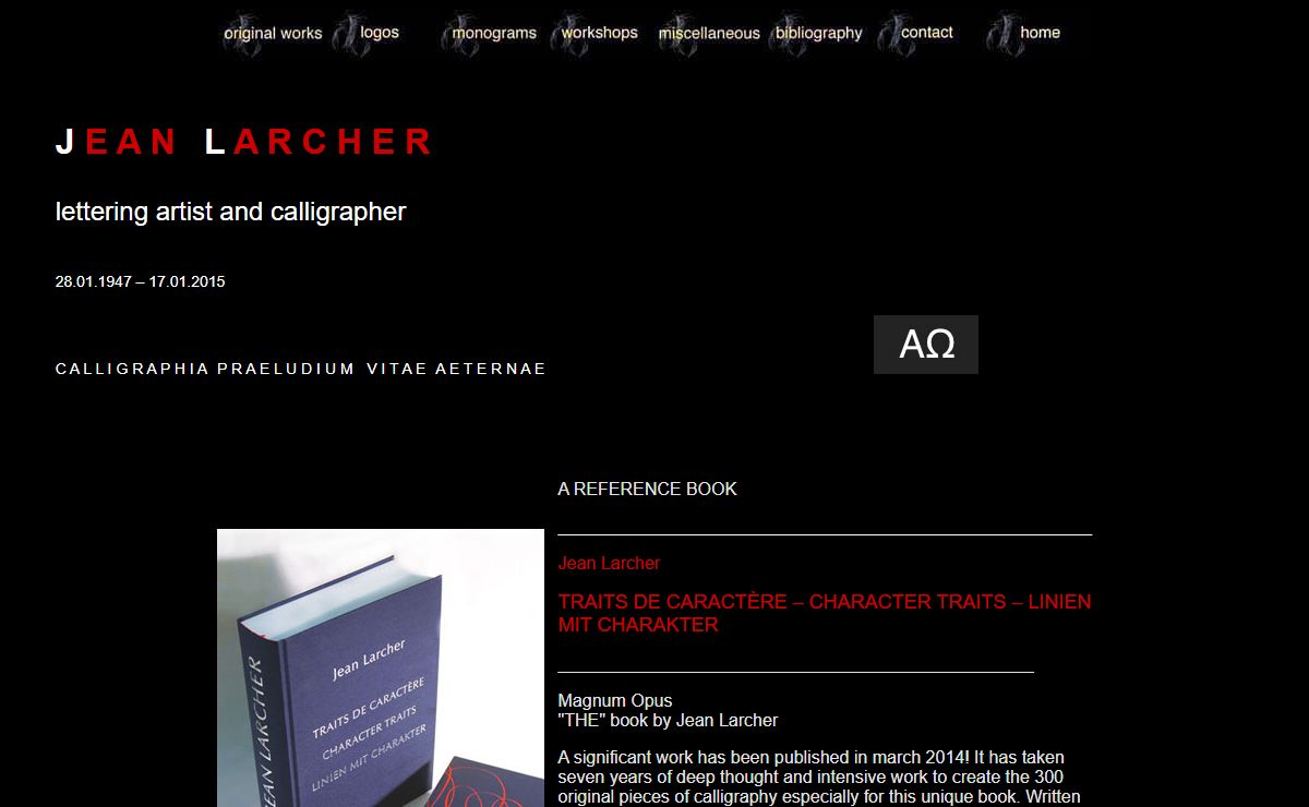 Welcome to the website of Jean Larcher