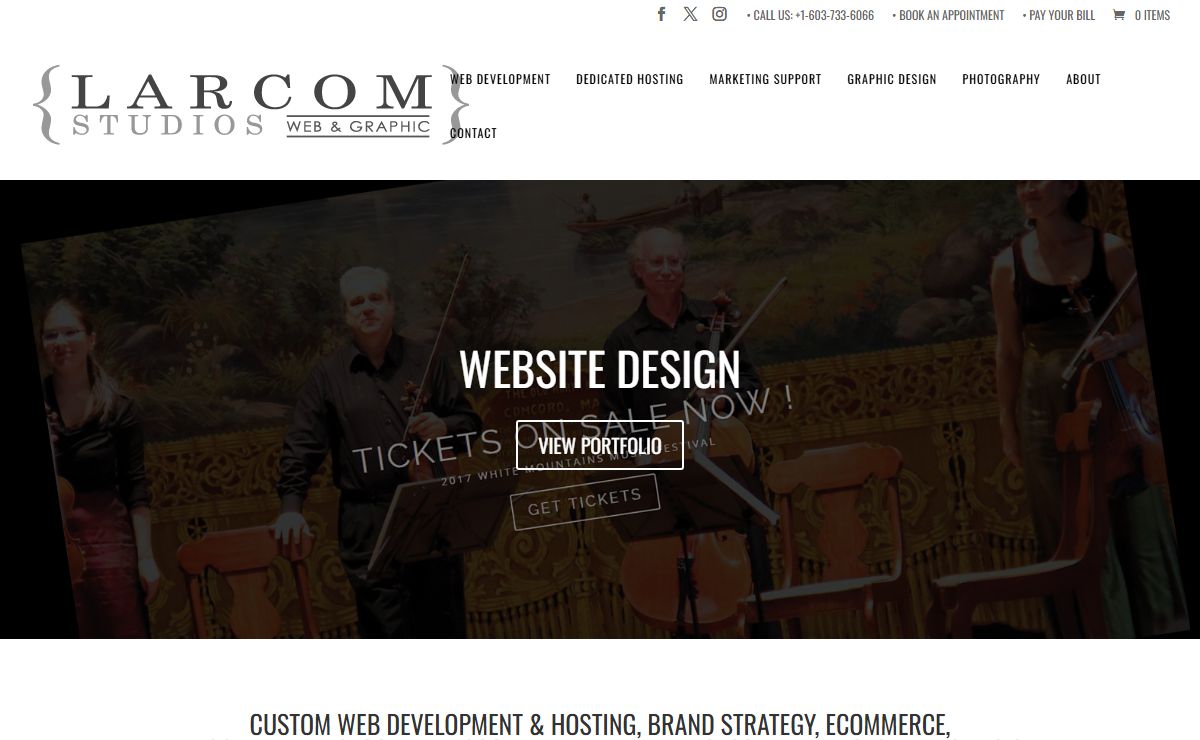 Larcom Studios - LARCOM STUDIOS - New Hampshire Web Design, Graphic Design, Photography Studio