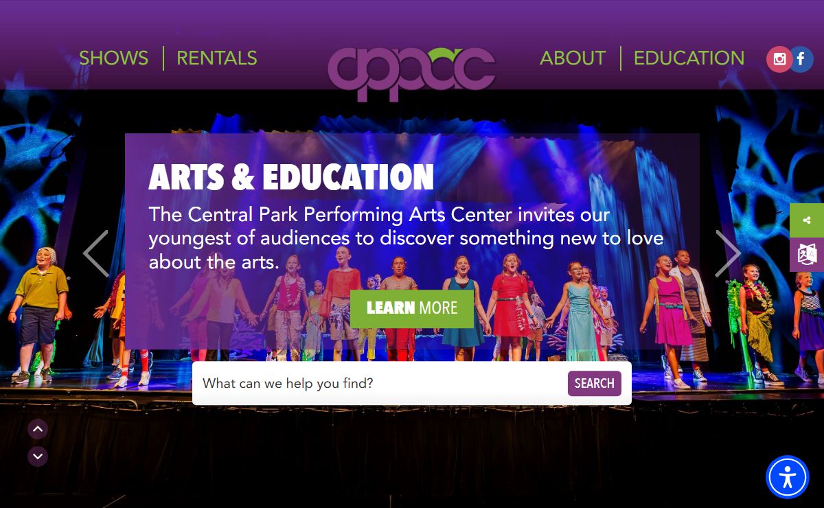 Central Park Performing Arts Center Performance Event Venue