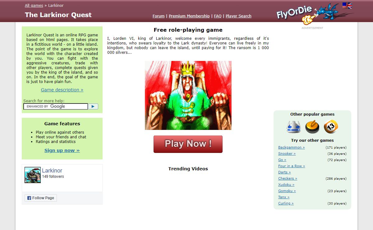 The Larkinor Quest