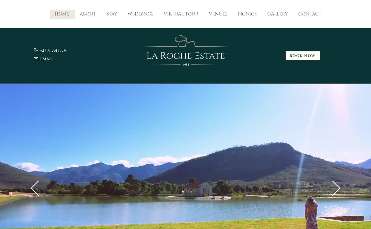 La Roche Estate | wedding venue | Robertsvlei Road, Franschhoek, South Africa
