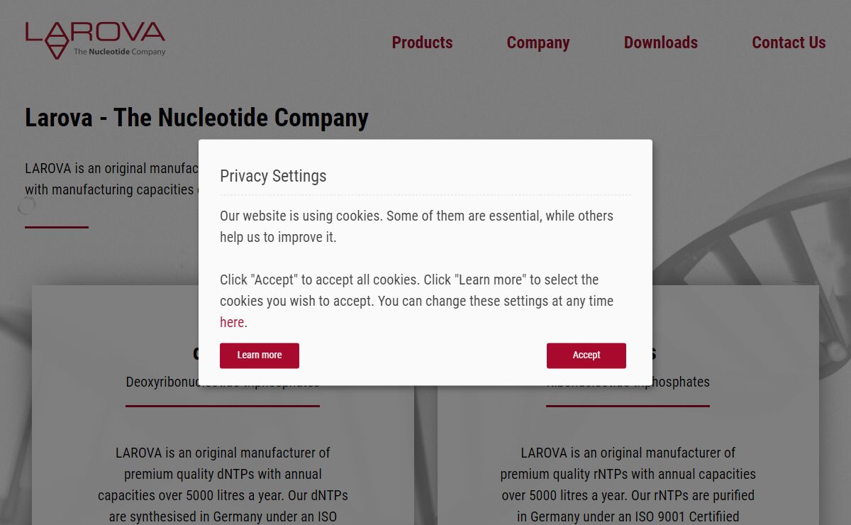 Larova - The Nucleotide Company