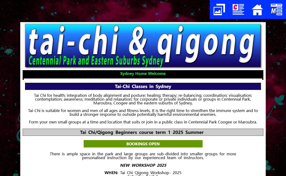 Tai Chi Qigong Eastern Suburbs Sydney
