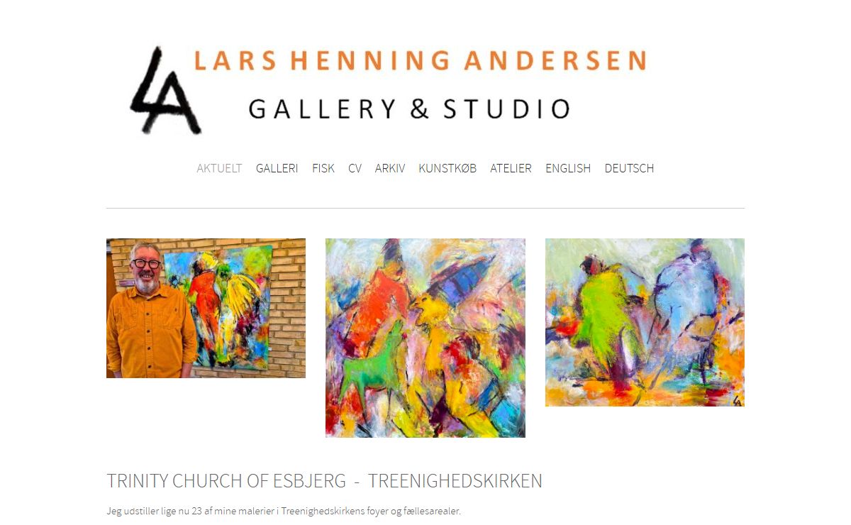 Lars Henning Andersen kunstsider