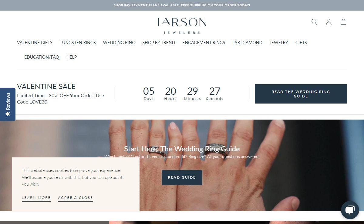 Larson Jewelers - Tungsten Rings & Mens Wedding Bands