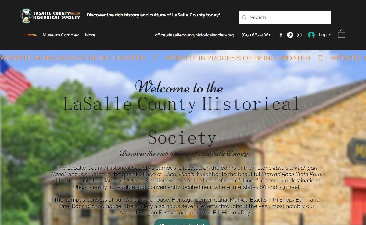LaSalle County Historical Society & Museums | Utica, Illinois