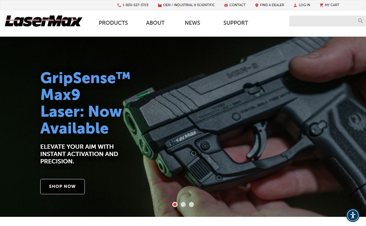 Laser Sights | Patented, High-Quality Gun Beams | LaserMax