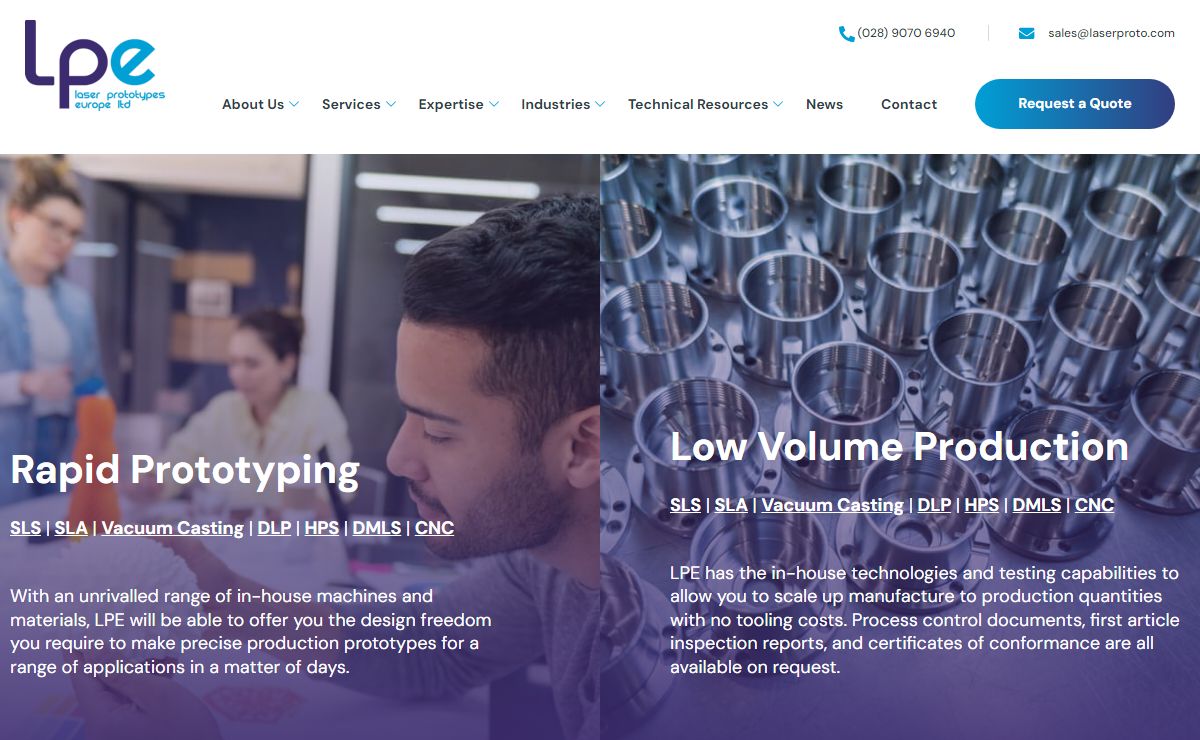 LPE | Ireland & UK 3D Printing Specialists