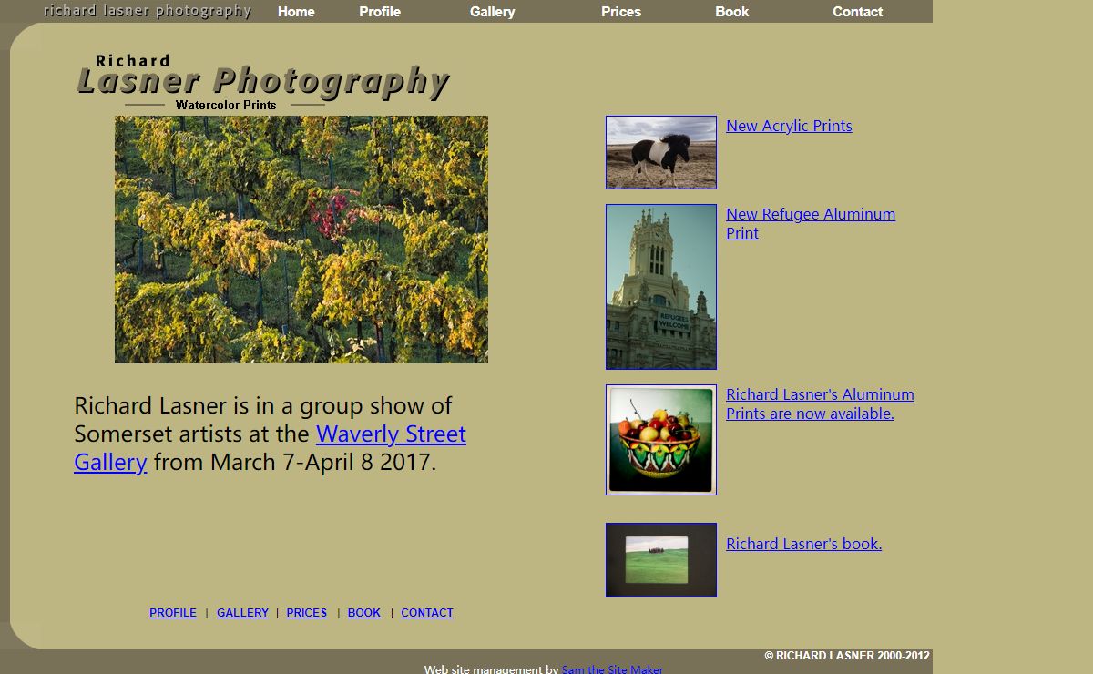 Richard Lasner Photography -- Photographic Watercolor Prints