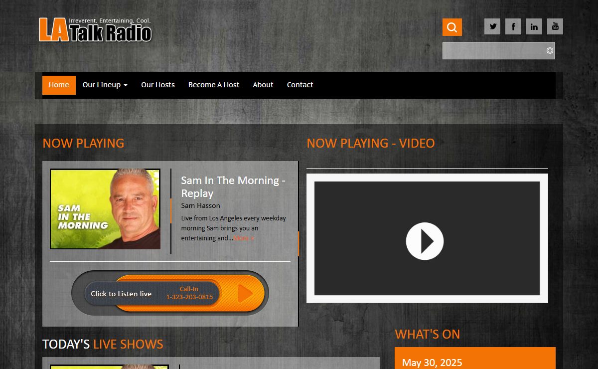 LA Talk Radio | Irreverent. Entertaining. Cool.