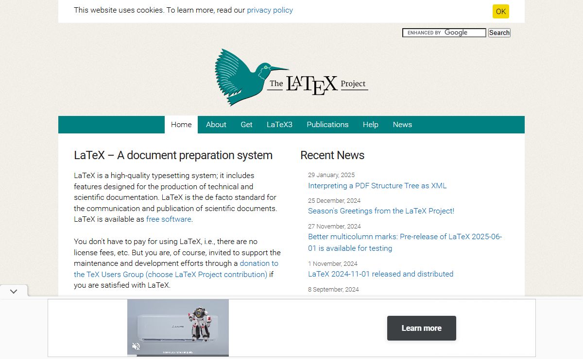 LaTeX - A document preparation system