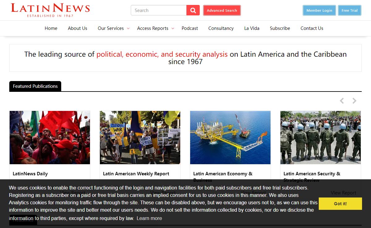 LatinNews | Latin American Intelligence | Latin American News