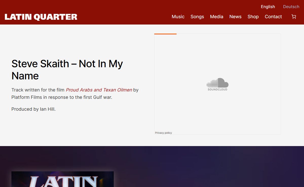 Latin Quarter | Official Music Site