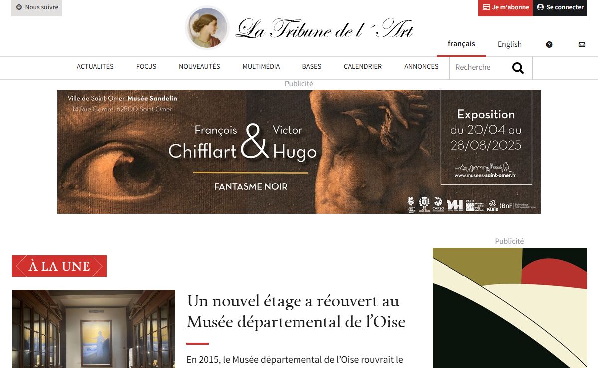 La Tribune de l'Art - L’actualité de la politique patrimoniale et de l’histoire de l'art