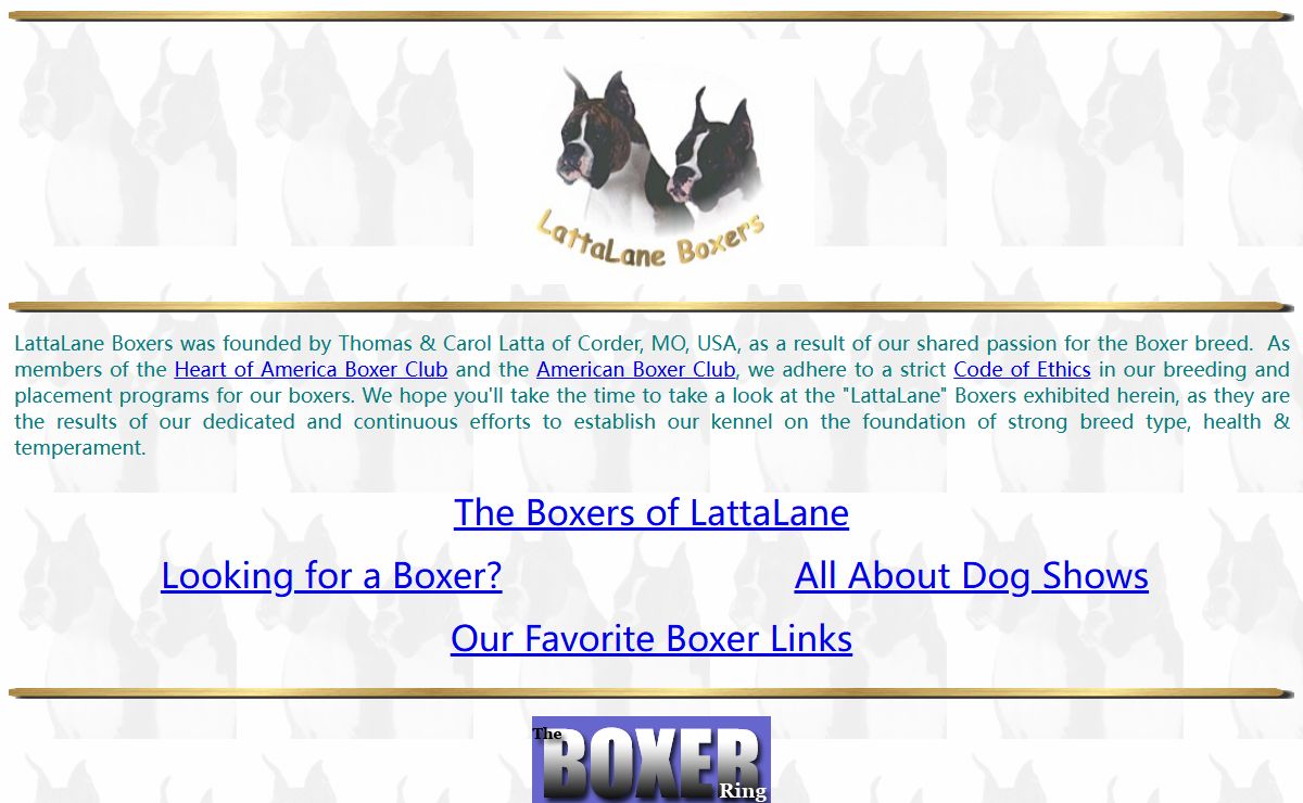 LattaLane's Boxers - Boxer Dogs, Boxer Puppies, Boxer Dog Breeders, Boxer Dog Exhibitors