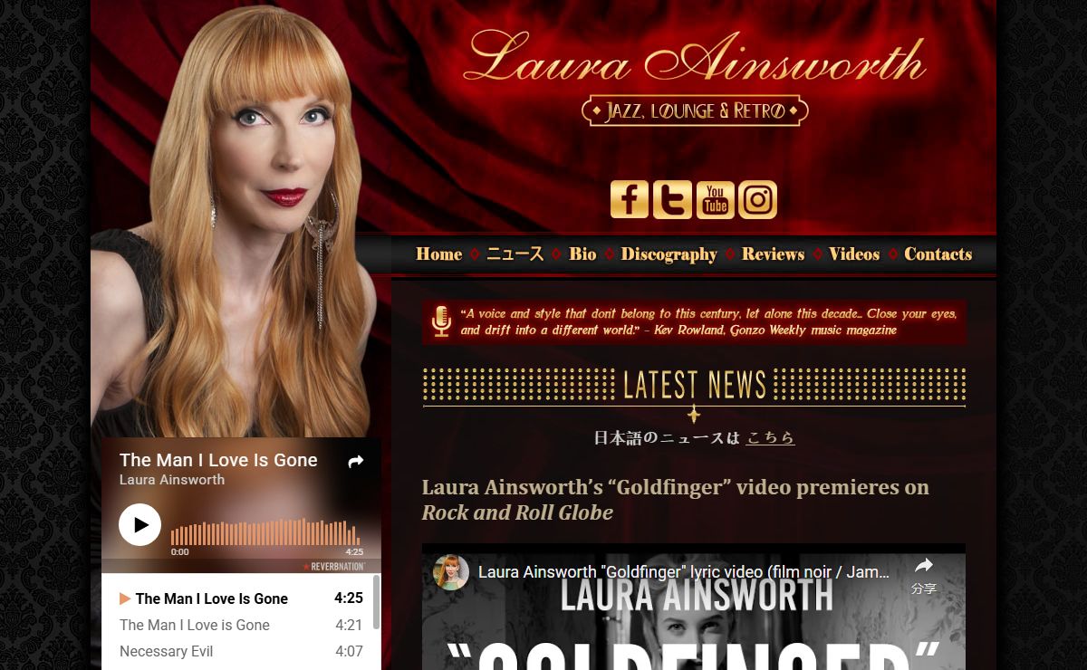 Laura Ainsworth - Jazz, Lounge & Retro
