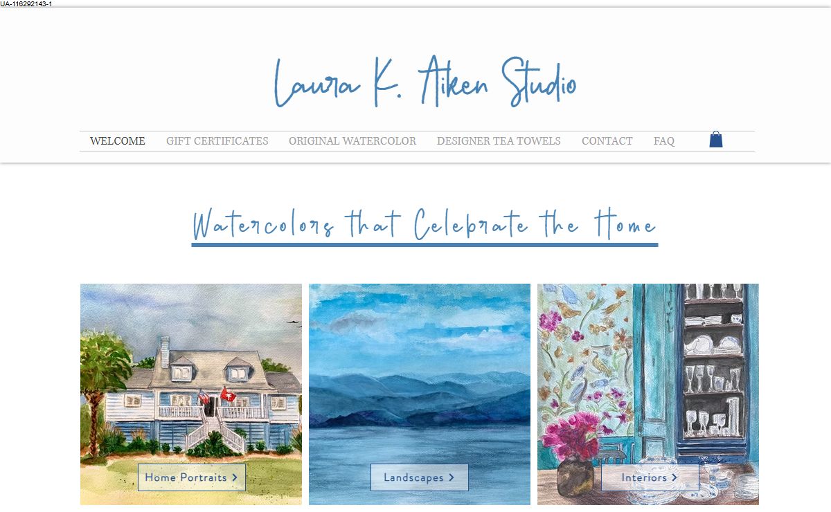 Commission Stunning Watercolor Home Portraits | Laura K Aiken Studio | Order Now