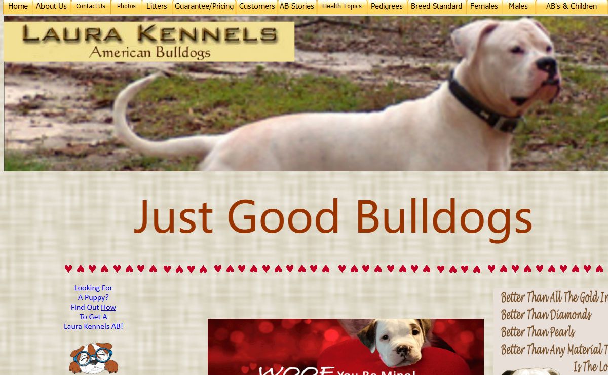 Laura Kennels Home Page