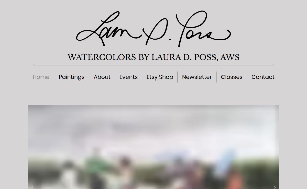 Laura D. Poss Watercolors | Greensboro NC | Original Watercolors