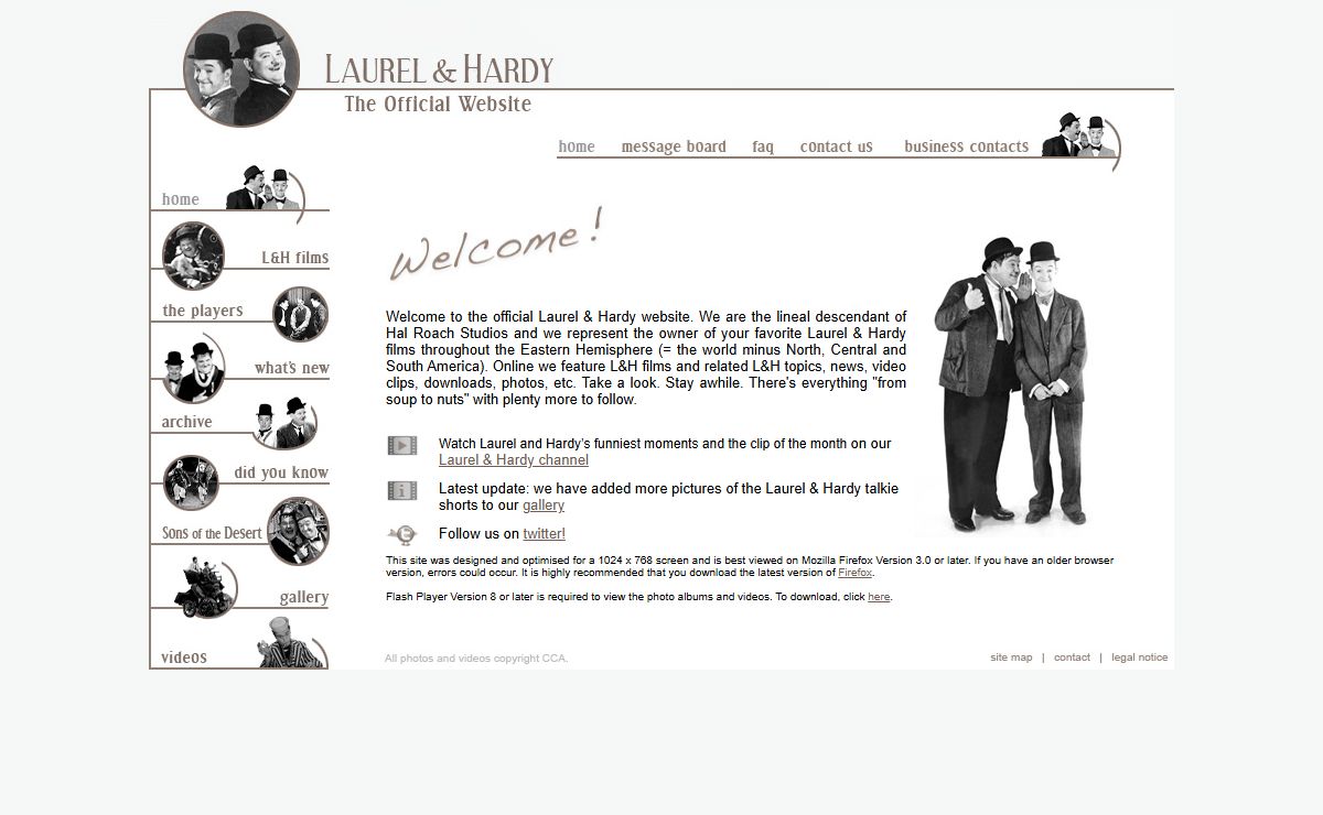 Laurel & Hardy - The Official Website