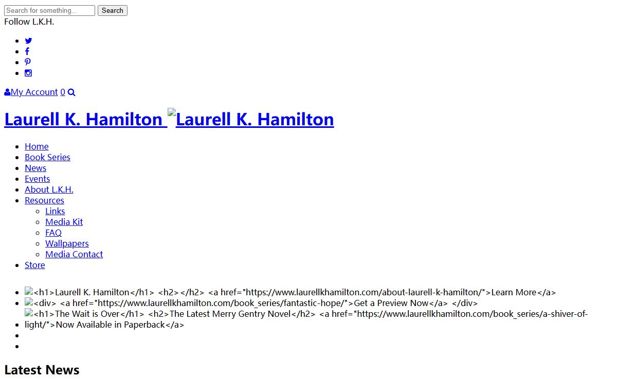 Home - Laurell K. Hamilton