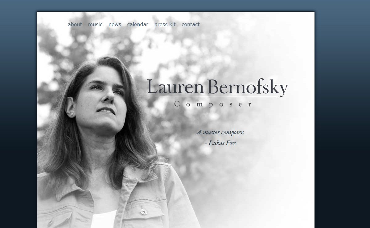 Composer: Lauren Bernofsky | Home