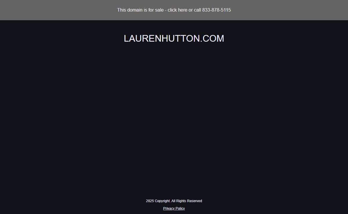 laurenhutton.com
