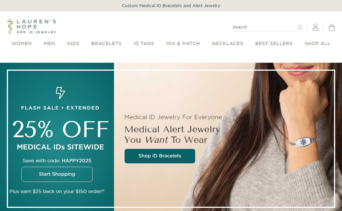 Lauren’s Hope | Medical ID Bracelets and Alert Jewelry